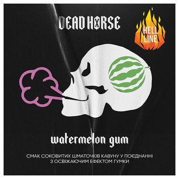 Тютюн Dead Horse Watermelon gum (Кавунова жуйка, 100 г) 19882 - фото інтернет-магазина Кальянер