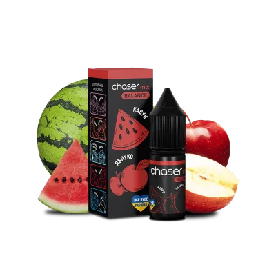 Рідина Chaser Mix Watermelon Apple (Кавун Яблуко, 50 мг, 10 мл) 20819 - фото інтернет-магазина Кальянер