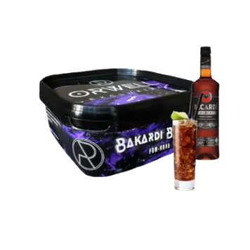 Тютюн Orwell Soft Bacardi Black (Бакарді Блек, 200 г)   18650 - фото інтернет-магазина Кальянер