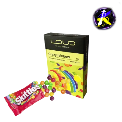 Табак Loud Crazy rainbow (Крейзи Рейнбоу, 40 г)   20762 - фото интернет-магазина Кальянер