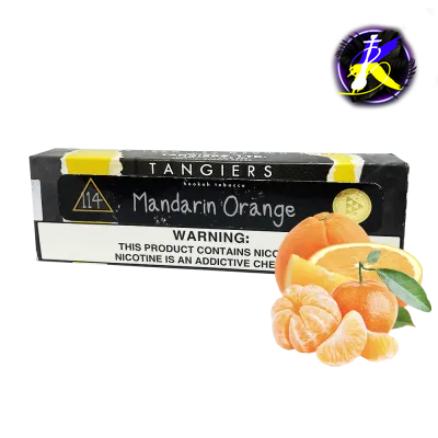 Тютюн Tangiers Noir Mandarin Orange (Мандарин Апельсин, 250 г) Чорна упаковка   21703 - фото інтернет-магазина Кальянер