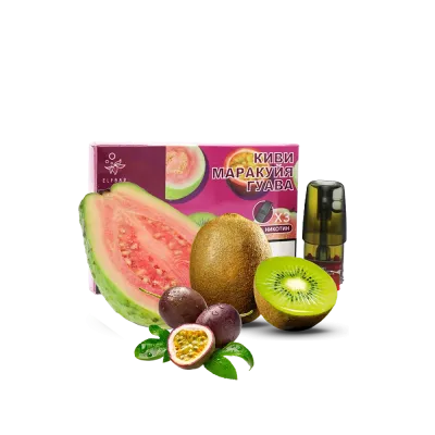 Картридж Elf Bar P1 Kiwi passion fruit guava (Ківі Маракуя Гуава) 184885 - фото інтернет-магазина Кальянер