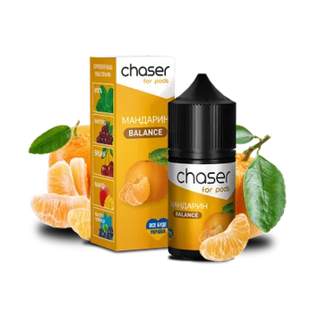 Жидкость Chaser Tangerine Balance (Мандарин, 50 мг, 30 мл) 67865 - фото интернет-магазина Кальянер