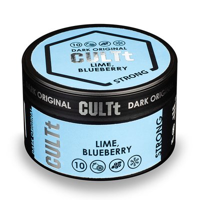 Тютюн CULTt DS10 Lime Blueberry 100 г DS10 - фото інтернет-магазина Кальянер