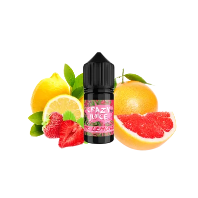 Жидкость Crazy Juice Salt Pink Lemonade (Розовый Лимонад, 50 мг, 30 мл) 20394 - фото интернет-магазина Кальянер