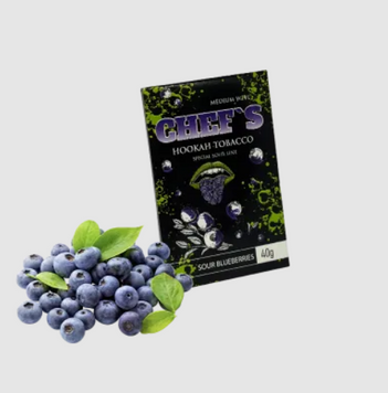 Тютюн Chefs Sour Blueberry (Кисла Чорниця, 40 г) 20179 - фото інтернет-магазина Кальянер