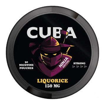 Снюс Cuba Ninja Liquorice 150 мг 346243 - фото інтернет-магазина Кальянер