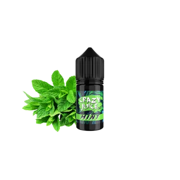 Рідина Crazy Juice Salt Mint (М'ята Жуйка, 50 мг, 30 мл) 20393 - фото інтернет-магазина Кальянер