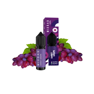Жидкость Mix Bar Salt Sweet Grape (Сладкий Виноград, 65 мг, 15 мл) 20441 - фото интернет-магазина Кальянер