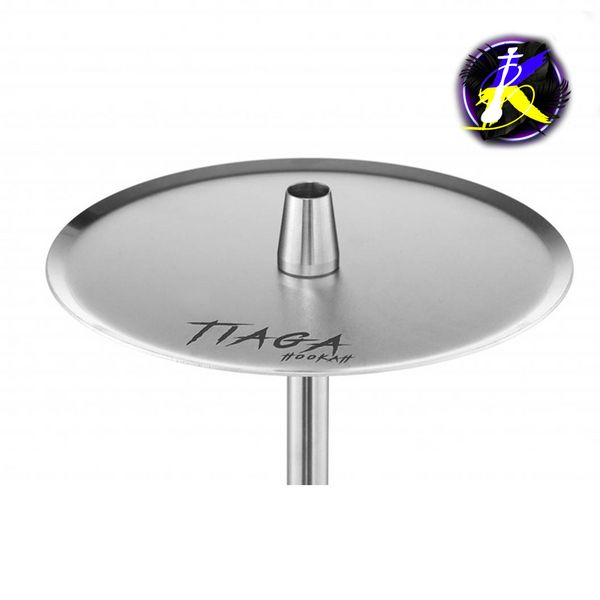 Кальян Tiaga Hookah Classic Silver на колбі Craft Clear 65 см 3231 - фото интернет-магазина Кальянер