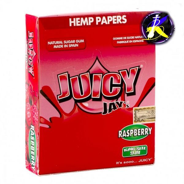 Бумага для самокруток King Size Juicy Jays Raspberry 83568 - фото интернет-магазина Кальянер