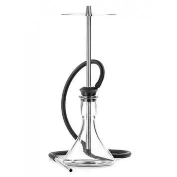 Кальян Tiaga Hookah Classic Silver на колбі Candy Clear 65 см 3337 - фото интернет-магазина Кальянер