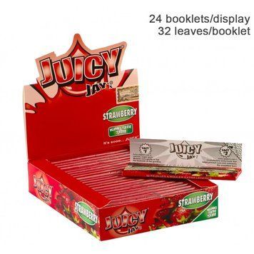 Бумага для самокруток King Size Juicy Jays Strawberry 658846 - фото интернет-магазина Кальянер