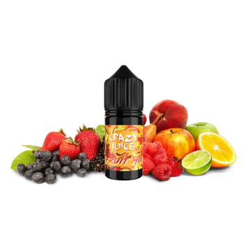 Рідина Crazy Juice Salt Fruit Mix (Фруктовий Мікс, 50 ​​мг, 30 мл) 20391 - фото інтернет-магазина Кальянер