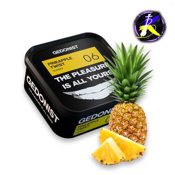 Табак Gedonist Pineapple twist (Ананас, 200 г) 21949 - фото интернет-магазина Кальянер