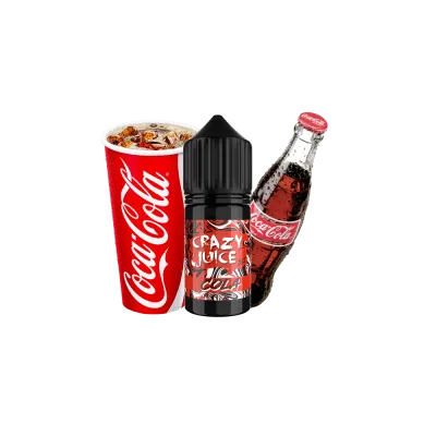 Рідина Crazy Juice Salt Cola (Кола, 50 мг, 30 мл) 20389 - фото інтернет-магазина Кальянер