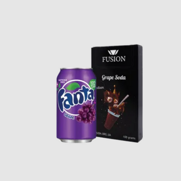 Тютюн Fusion Medium Grape Soda (Грейп сода, 100 г) 3791 - фото інтернет-магазина Кальянер