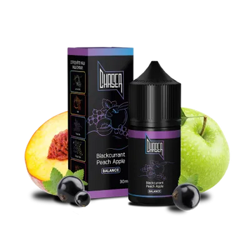 Рідина Chaser Black Blackcurrant Peach Apple Balance (Смородина Персик Яблуко, 60 мг, 30 мл) 243422 - фото інтернет-магазина Кальянер