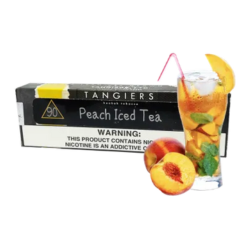 Тютюн Tangiers Noir Peach Iced Tea (Персиковий чай з льодом, 250 г) Чорна упаковка   21706 - фото інтернет-магазина Кальянер