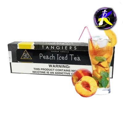 Табак Tangiers Noir Peach Iced Tea (Персиковый чай со льдом, 250 г) Чёрная упаковка   21706 - фото интернет-магазина Кальянер