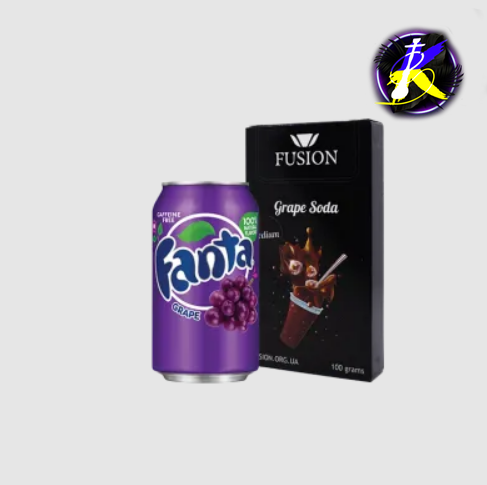 Тютюн Fusion Medium Grape Soda (Грейп сода, 100 г) 3791 - фото інтернет-магазина Кальянер