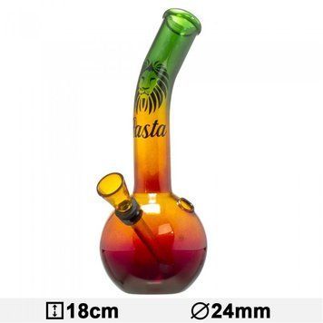 БОНГ Стеклянная RASTA BOUNCER 88073 - фото интернет-магазина Кальянер