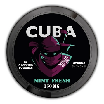 Cuba Ninja Mint Fresh 150 мг 435433 - фото інтернет-магазина Кальянер