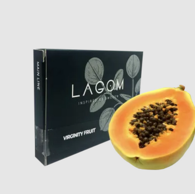 Тютюн Lagom Main Virginity Fruit (Папайя, 40 г) 22522 - фото інтернет-магазина Кальянер