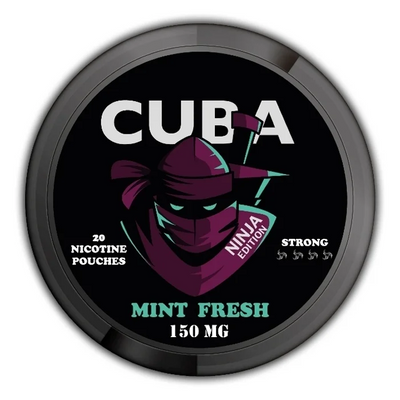 Снюс Cuba Ninja Mint Fresh 150 мг 435433 - фото интернет-магазина Кальянер