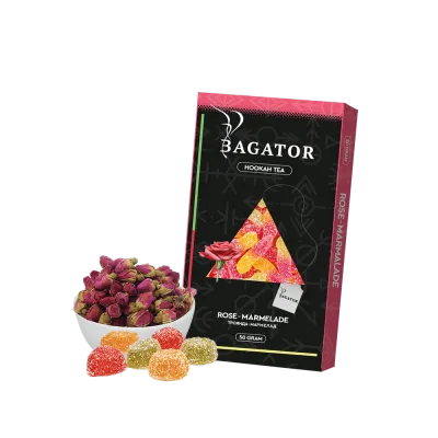 Кальянна чайна суміш Bagator Hookah Tea Rose Marmalade (Роза Мармелад, 50 г)   21186 - фото інтернет-магазина Кальянер