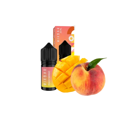 Рідина Mix Bar Salt Peach Mango (Персик Манго, 50 мг, 30 мл) 20451 - фото інтернет-магазина Кальянер