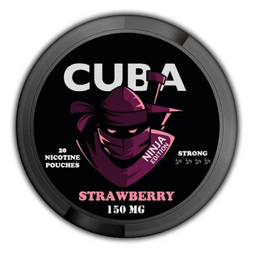 Снюс Cuba Ninja Strawberry 150 мг 4573457 - фото інтернет-магазина Кальянер