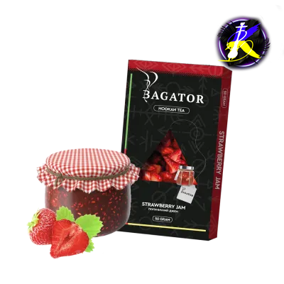 Кальянная чайная смесь Bagator Hookah Tea Strawberry jam (Клубничный Джем, 50 г)   21188 - фото интернет-магазина Кальянер
