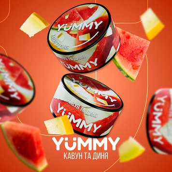 Тютюн Yummy Кавун та диня (100 г) 19629 - фото інтернет-магазина Кальянер