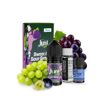 Набір для самозамішування Juni Mix Sweet Sour Grape (Кисло-солодкий Виноград, 50 мг, 30 мл)