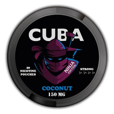 Снюс Cuba Ninja Coconut 150 мг 214124 - фото інтернет-магазина Кальянер