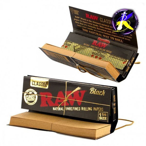 Бумага для самокруток RAW Connoisseur Black + TIPS 86483 - фото интернет-магазина Кальянер