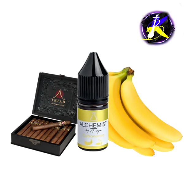 Рідина Alchemist Salt CubanaBanana (Кубана Банана, 50 мг, 10 мл) 9416 - фото інтернет-магазина Кальянер