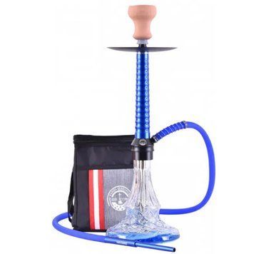 Кальян з сумкою Yahya Spray Mini Blue 60 см 2543 - фото интернет-магазина Кальянер