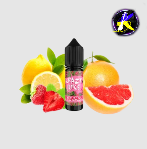 Жидкость Crazy Juice Salt Pink Lemonade (Розовый Лимонад, 50 мг, 15 мл)   20381 - фото интернет-магазина Кальянер
