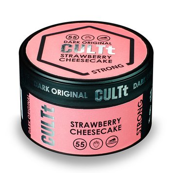 Тютюн CULTt DS55 Strawberry Cheesecake 100 г DS55 - фото інтернет-магазина Кальянер