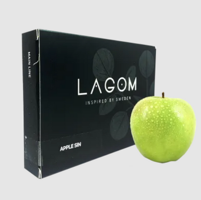 Тютюн Lagom Main Apple Sin (Яблуко, 200 г) 22528 - фото інтернет-магазина Кальянер