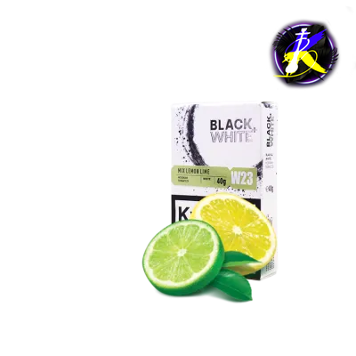 Тютюн Black&White Mix lemon lime (лимон лайм, 40 г)   9872 - фото інтернет-магазина Кальянер