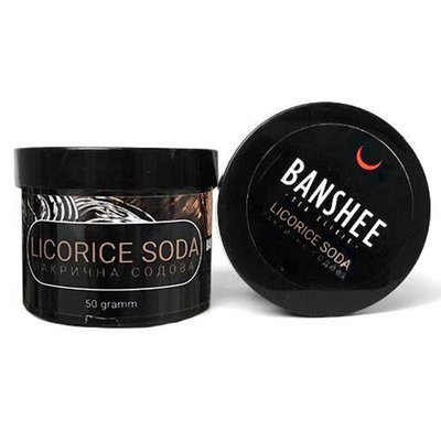 Banshee Dark Line Lacriece soda (Лакрична содова) 50 г 2347 - фото интернет-магазина Кальянер
