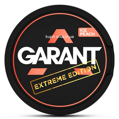 Снюс Garant Extreme Ice Peach 59579 - фото интернет-магазина Кальянер