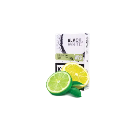 Табак Black&White Mix lemon lime (лимон лайм, 40 г)   9872 - фото интернет-магазина Кальянер