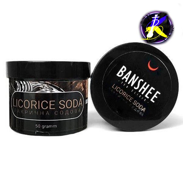 Banshee Dark Line Lacriece soda (Лакрична содова) 50 г 2347 - фото інтернет-магазина Кальянер