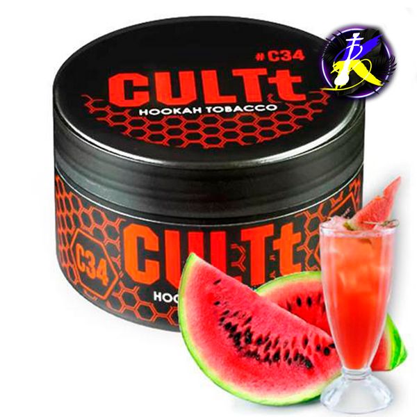 Тютюн CULTt C34 Watermelon Lemonade 100 г 3379 - фото інтернет-магазина Кальянер