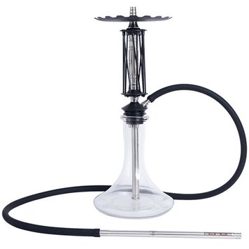 Кальян Trumpet Hookah Rider Black 57 см 3045 - фото інтернет-магазина Кальянер