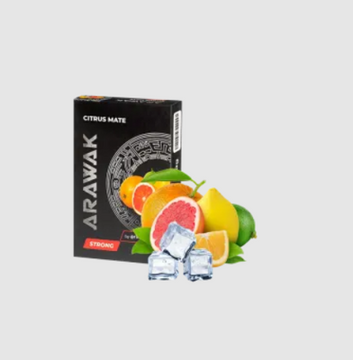 Табак Arawak Strong Citrus mate (Цитрус микс лёд, 40 г)  9624 - фото интернет-магазина Кальянер